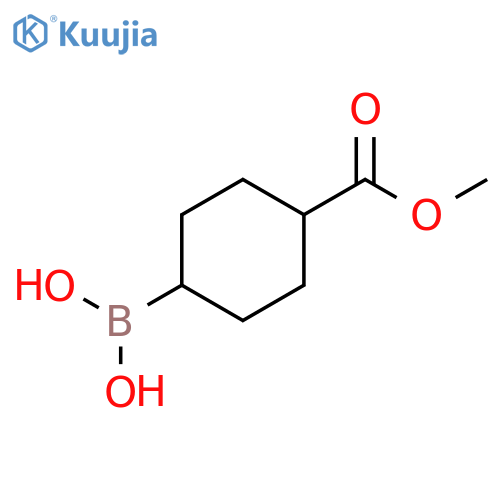 4-carbxlic acid methy ester cyclohexane boronic acid structure