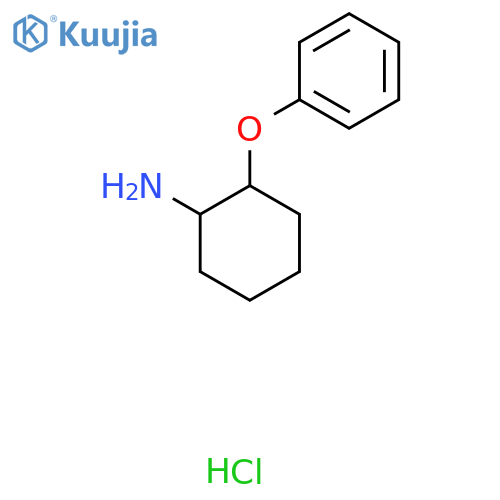 2-Phenoxycyclohexan-1-amine hydrochloride structure