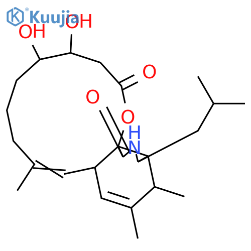 Aspochalasin I; 18-Epimer, 19,20-dihydro, 17-deoxy, 19S-hydroxy structure