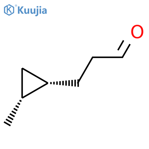 3-[(1S,2R)-2-Methylcyclopropyl]propanal structure
