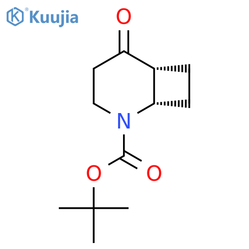 Tert-butyl (1S,6R)-5-oxo-2-azabicyclo[4.2.0]octane-2-carboxylate structure