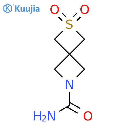 2,2-Dioxo-2lambda6-thia-6-azaspiro[3.3]heptane-6-carboxamide structure