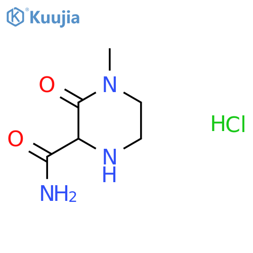 4-Methyl-3-oxopiperazine-2-carboxamide hydrochloride structure