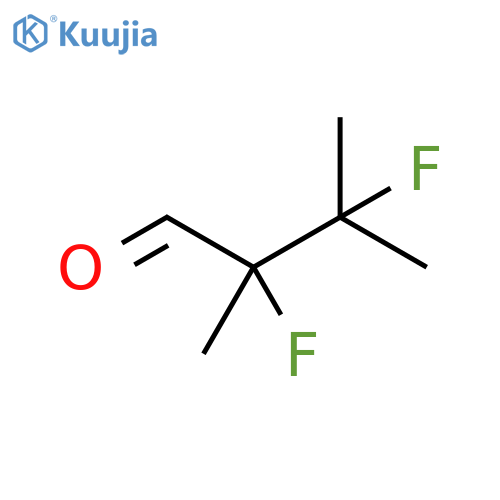 Butanal, 2,3-difluoro-2,3-dimethyl- structure