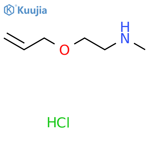 Methyl[2-(prop-2-en-1-yloxy)ethyl]amine hydrochloride structure