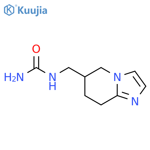 ({5H,6H,7H,8H-imidazo[1,2-a]pyridin-6-yl}methyl)urea structure