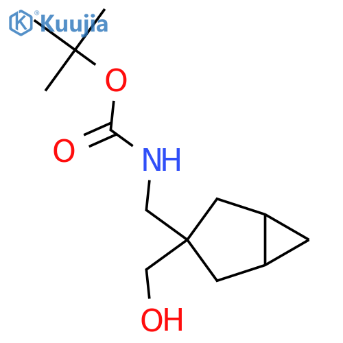 tert-butyl N-{[3-(hydroxymethyl)bicyclo[3.1.0]hexan-3-yl]methyl}carbamate structure