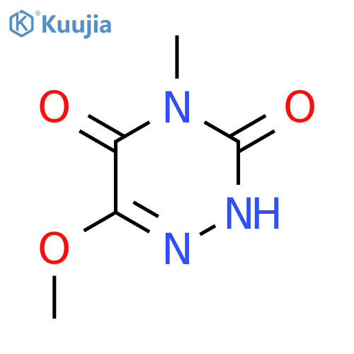 6-Methoxy-4-methyl-2,3,4,5-tetrahydro-1,2,4-triazine-3,5-dione structure