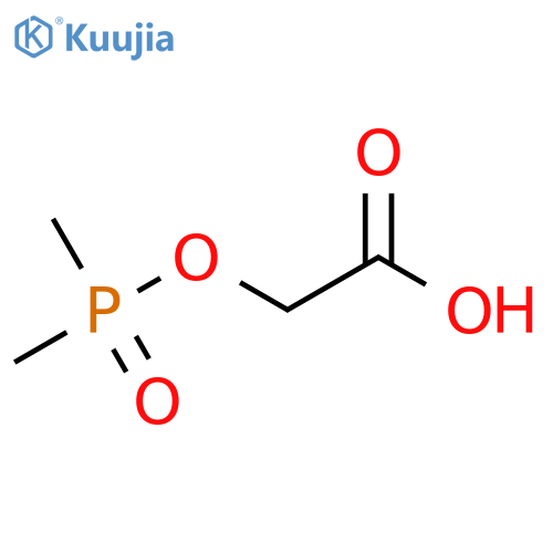 2-[(Dimethylphosphoryl)oxy]acetic acid structure