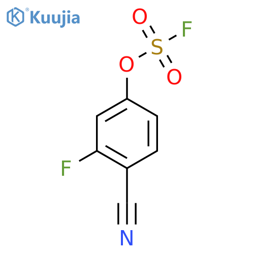 1-Cyano-2-fluoro-4-fluorosulfonyloxybenzene structure