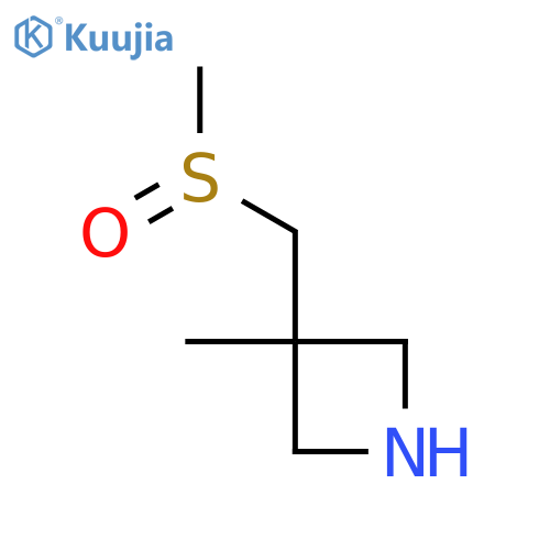3-(Methanesulfinylmethyl)-3-methylazetidine structure