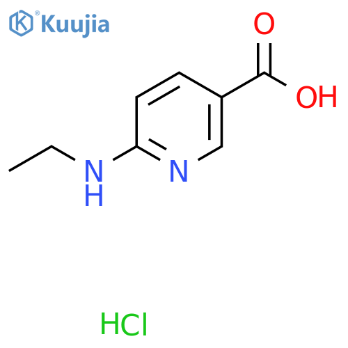6-(Ethylamino)pyridine-3-carboxylic acid hydrochloride structure