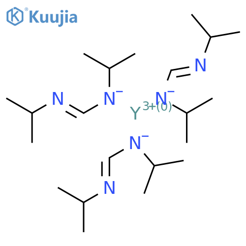 Tris(N,N'-di-i-propylformamidinato)yttrium(III) structure