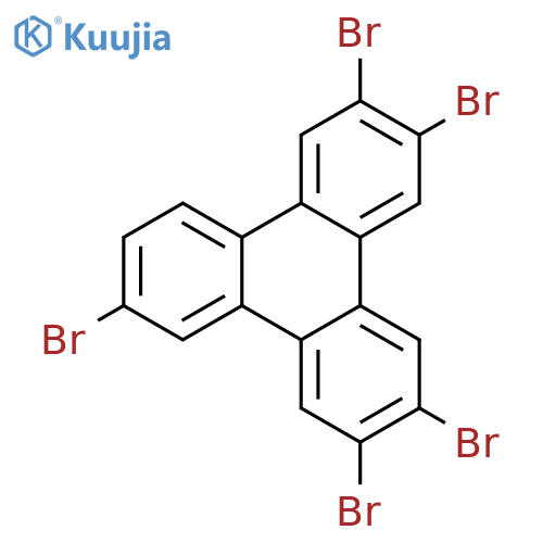 Triphenylene, 2,3,6,7,10-pentabromo- structure
