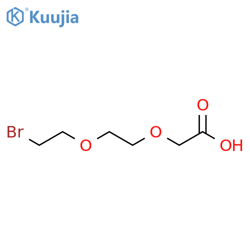 Acetic acid, 2-[2-(2-bromoethoxy)ethoxy]- structure