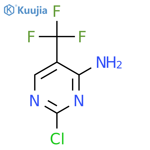 2-Chloro-5-(trifluoromethyl)pyrimidin-4-amine structure
