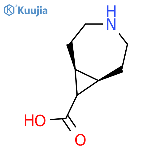 (1R,7S,8R)-4-azabicyclo5.1.0octane-8-carboxylic acid structure