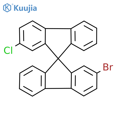 2-BroMo-2'-Chloro-9,9'-Spirobi[9H-fluorene] structure