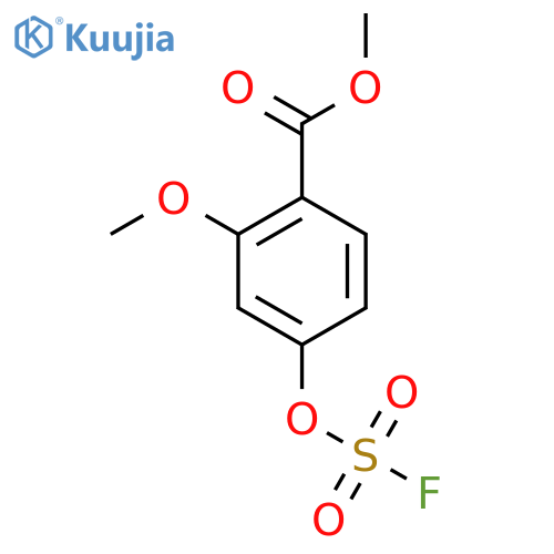 Methyl 4-fluorosulfonyloxy-2-methoxybenzoate structure
