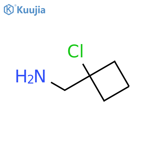 1-(1-Chlorocyclobutyl)methanamine structure
