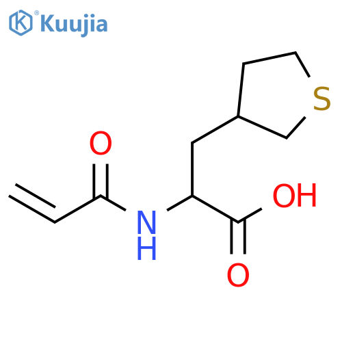 2-(prop-2-enamido)-3-(thiolan-3-yl)propanoic acid structure