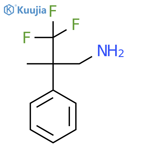 3,3,3-Trifluoro-2-methyl-2-phenylpropan-1-amine structure