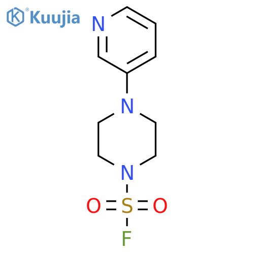 4-(pyridin-3-yl)piperazine-1-sulfonyl fluoride structure