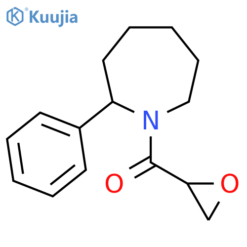1-(Oxirane-2-carbonyl)-2-phenylazepane structure