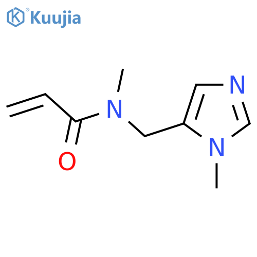 N-Methyl-N-((1-methyl-1H-imidazol-5-yl)methyl)acrylamide structure