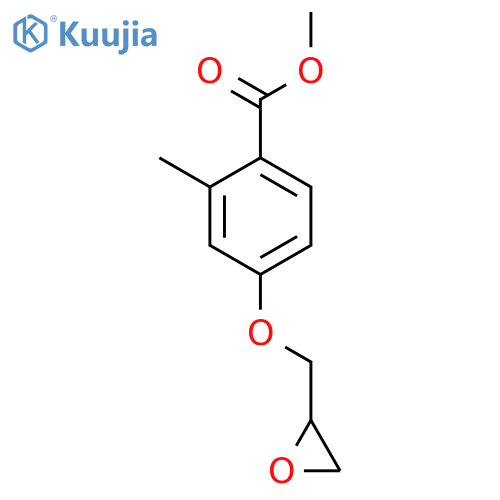 Methyl 2-methyl-4-(oxiran-2-ylmethoxy)benzoate structure