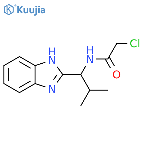Acetamide, N-[1-(1H-benzimidazol-2-yl)-2-methylpropyl]-2-chloro- structure
