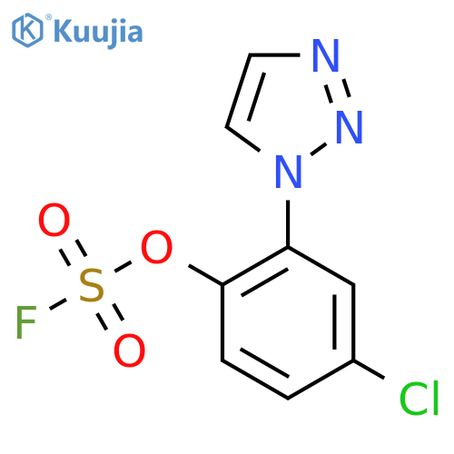 1-(5-Chloro-2-fluorosulfonyloxyphenyl)triazole structure