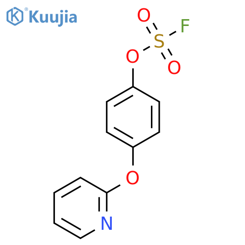 2-(4-Fluorosulfonyloxyphenoxy)pyridine structure