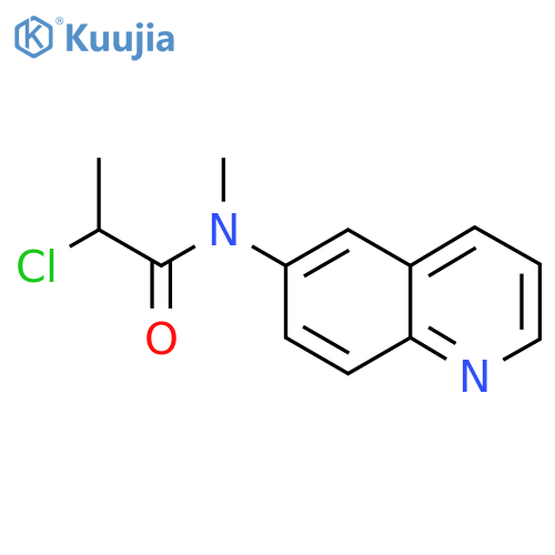 2-Chloro-N-methyl-N-quinolin-6-ylpropanamide structure