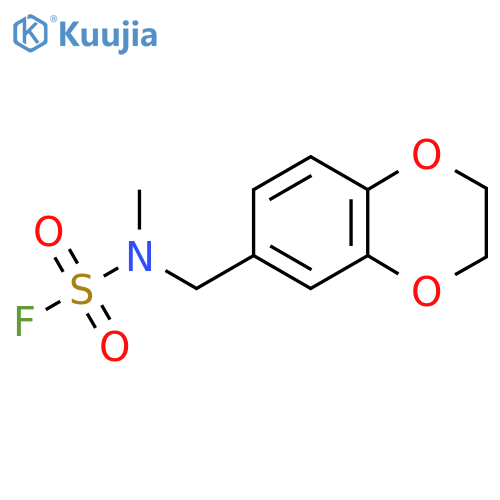 N-(2,3-dihydro-1,4-benzodioxin-6-yl)methyl-N-methylsulfamoyl fluoride structure