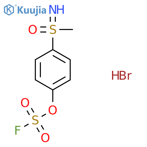 4-imino(methyl)oxo-lambda6-sulfanylphenyl sulfurofluoridate hydrobromide structure
