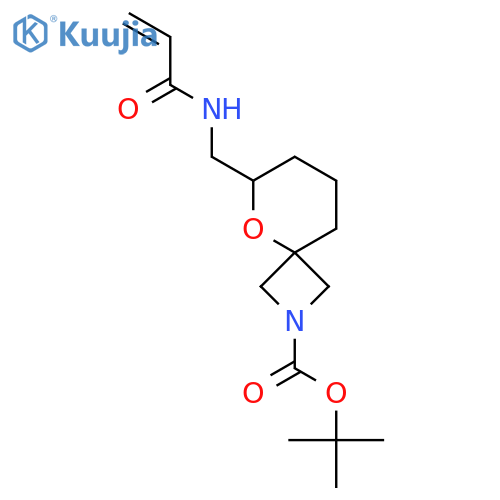 tert-butyl 6-(prop-2-enamido)methyl-5-oxa-2-azaspiro3.5nonane-2-carboxylate structure