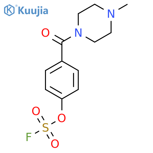 1-(4-Fluorosulfonyloxybenzoyl)-4-methylpiperazine structure