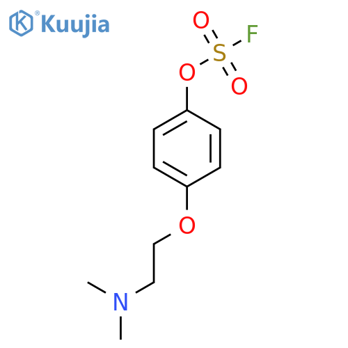 4-[2-(Dimethylamino)ethoxy]phenyl sulfurofluoridate structure