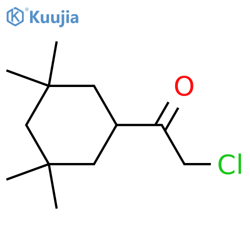 2-chloro-1-(3,3,5,5-tetramethylcyclohexyl)ethan-1-one structure