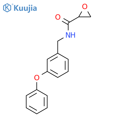N-[(3-Phenoxyphenyl)methyl]oxirane-2-carboxamide structure