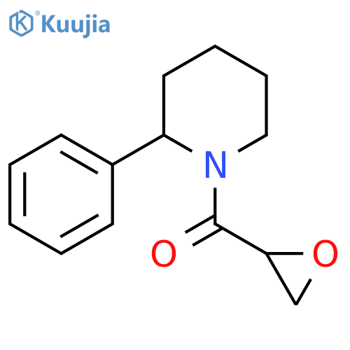 1-(Oxirane-2-carbonyl)-2-phenylpiperidine structure
