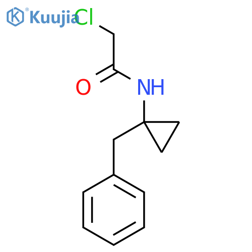 N-(1-Benzylcyclopropyl)-2-chloroacetamide structure