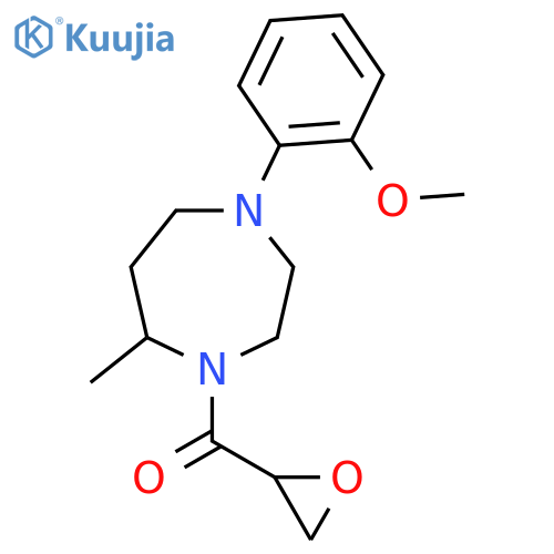 1-(2-Methoxyphenyl)-5-methyl-4-(oxirane-2-carbonyl)-1,4-diazepane structure
