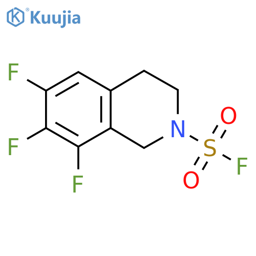 6,7,8-trifluoro-1,2,3,4-tetrahydroisoquinoline-2-sulfonyl fluoride structure