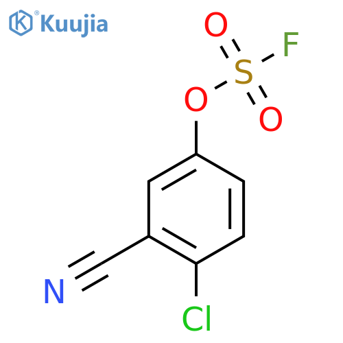 1-Chloro-2-cyano-4-fluorosulfonyloxybenzene structure