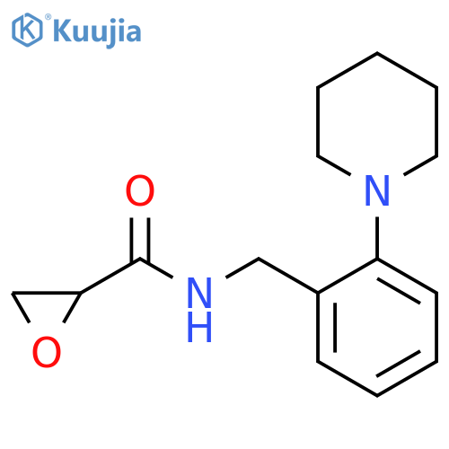 N-[(2-Piperidin-1-ylphenyl)methyl]oxirane-2-carboxamide structure