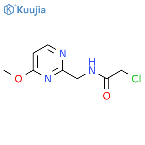 2-chloro-N-(4-methoxypyrimidin-2-yl)methylacetamide structure