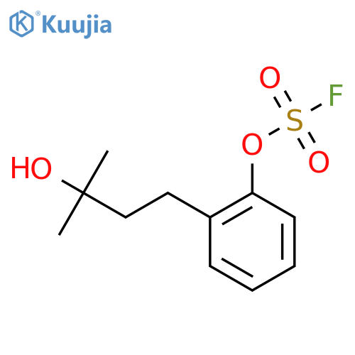 2-(3-Hydroxy-3-methylbutyl)phenyl fluoranesulfonate structure