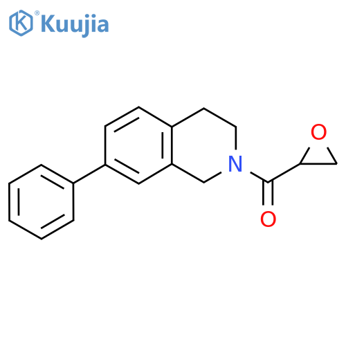 2-(Oxirane-2-carbonyl)-7-phenyl-1,2,3,4-tetrahydroisoquinoline structure